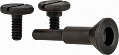 Value Collection - 1/4 & 3/8" Hole, Screw Lock Wheel Mandrel - 2" OAL, 1/4" Max Wheel Width, 1/4" Shank Diam - A1 Tooling