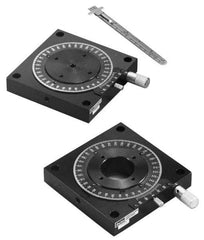 Parker - Rotary Positioning Stages Style: Worm Gear Low Profile Stage Thread Size: M4 - A1 Tooling