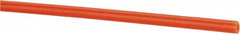 Coilhose Pneumatics - 1/16" ID x 1/8" OD, 1/32" Wall Thickness, Cut to Length (2,500' Standard Length) Polyethylene Tube - Orange, 150 Max psi - A1 Tooling