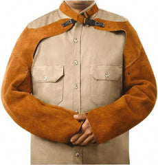 Steiner - Size Standard, Brown Leather Sleeve - 23" Long Sleeve, Elastic Opening at Both Ends - A1 Tooling