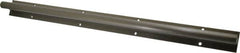 Pacific Bearing - 3/4" Shaft Diam, 1-3/4" Base Width, Ceramic Coated, Aluminum Shaft, Aluminum Rail, Round Shaft Assemblies - 0.221" Mounting Hole Diam, 24" Long - A1 Tooling