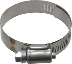 IDEAL TRIDON - SAE Size 28, 1-5/16 to 2-1/4" Diam, Stainless Steel Shielded Worm Drive Clamp - Material Grade 201, Series 613 - A1 Tooling