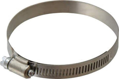 IDEAL TRIDON - SAE Size 52, 2-13/16 to 3-3/4" Diam, Stainless Steel Shielded Worm Drive Clamp - Material Grade 201, Series 613 - A1 Tooling