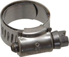 IDEAL TRIDON - SAE Size 8, 5/8 to 1" Diam, Stainless Steel Shielded Worm Drive Clamp - Material Grade 301, Series 615 - A1 Tooling