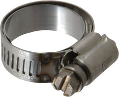 IDEAL TRIDON - SAE Size 12, 11/16 to 1-1/4" Diam, Stainless Steel Shielded Worm Drive Clamp - Material Grade 301, Series 615 - A1 Tooling