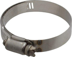 IDEAL TRIDON - SAE Size 32, 1-9/16 to 2-1/2" Diam, Stainless Steel Shielded Worm Drive Clamp - Material Grade 301, Series 615 - A1 Tooling