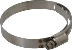 IDEAL TRIDON - SAE Size 44, 2-5/16 to 3-1/4" Diam, Stainless Steel Shielded Worm Drive Clamp - Material Grade 301, Series 615 - A1 Tooling