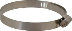 IDEAL TRIDON - SAE Size 52, 2-13/16 to 3-3/4" Diam, Stainless Steel Shielded Worm Drive Clamp - Material Grade 301, Series 615 - A1 Tooling