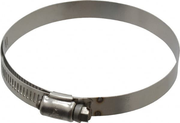 IDEAL TRIDON - SAE Size 56, 3-1/16 to 4" Diam, Stainless Steel Shielded Worm Drive Clamp - Material Grade 301, Series 615 - A1 Tooling