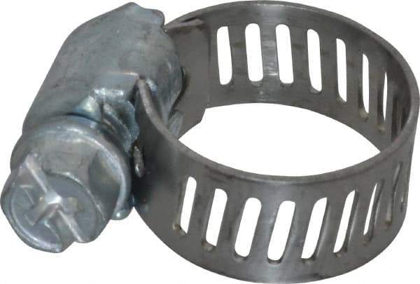 IDEAL TRIDON - SAE Size 4, 5/16 to 5/8" Diam, Carbon Steel Miniature Worm Drive Clamp - 5/16" Wide, Series 300 - A1 Tooling