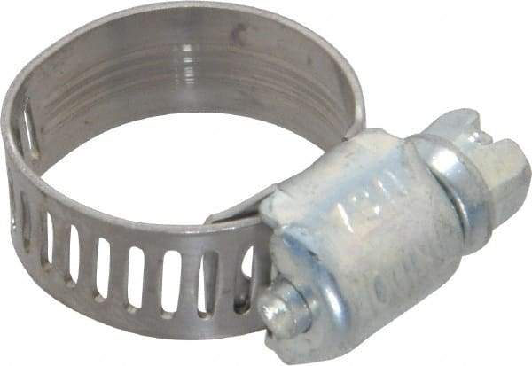 IDEAL TRIDON - SAE Size 5, 5/16 to 11/16" Diam, Carbon Steel Miniature Worm Drive Clamp - 5/16" Wide, Series 300 - A1 Tooling