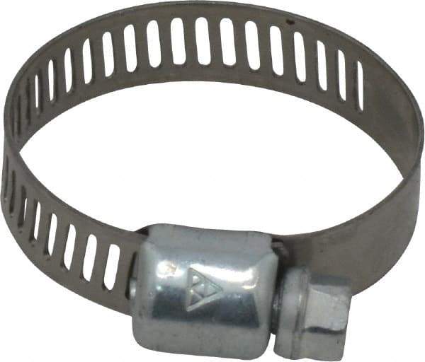 IDEAL TRIDON - SAE Size 12, 9/16 to 1-1/4" Diam, Carbon Steel Miniature Worm Drive Clamp - 5/16" Wide, Series 300 - A1 Tooling