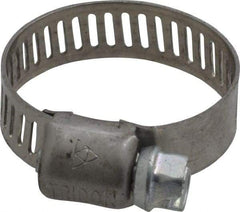 IDEAL TRIDON - SAE Size 8, 7/16 to 1" Diam, Stainless Steel Miniature Worm Drive Clamp - 5/16" Wide, Material Grade 301, Series 325 - A1 Tooling