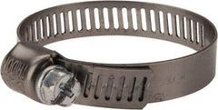 IDEAL TRIDON - SAE Size 20, 7/8 to 1-3/4" Diam, Stainless Steel Miniature Worm Drive Clamp - 5/16" Wide, Material Grade 301, Series 325 - A1 Tooling