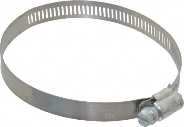 IDEAL TRIDON - SAE Size 56, 3-1/16 to 4" Diam, Carbon Steel Worm Drive Clamp - 1/2" Wide, Series 600 - A1 Tooling