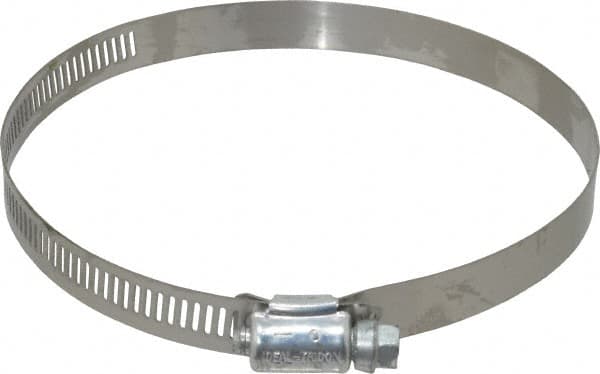 IDEAL TRIDON - SAE Size 72, 3 to 5" Diam, Carbon Steel Worm Drive Clamp - 1/2" Wide, Series 600 - A1 Tooling