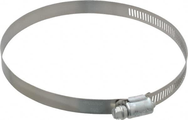 IDEAL TRIDON - SAE Size 80, 3-1/2 to 5-1/2" Diam, Carbon Steel Worm Drive Clamp - 1/2" Wide, Series 600 - A1 Tooling