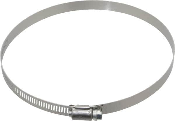 IDEAL TRIDON - SAE Size 104, 5 to 7" Diam, Carbon Steel Worm Drive Clamp - 1/2" Wide, Series 600 - A1 Tooling