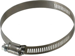 IDEAL TRIDON - SAE Size 56, 3-1/16 to 4" Diam, Stainless Steel Worm Drive Clamp - 1/2" Wide, Material Grade 201, Series 611 - A1 Tooling