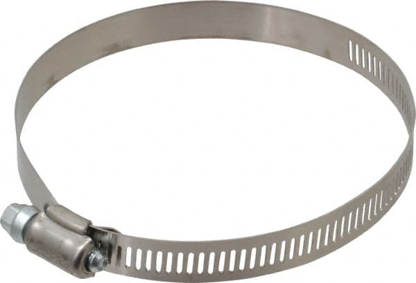 IDEAL TRIDON - SAE Size 60, 3-5/16 to 4-1/4" Diam, Stainless Steel Worm Drive Clamp - 1/2" Wide, Material Grade 201, Series 611 - A1 Tooling