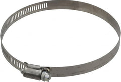 IDEAL TRIDON - SAE Size 72, 3 to 5" Diam, Stainless Steel Worm Drive Clamp - 1/2" Wide, Material Grade 201, Series 611 - A1 Tooling