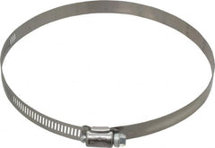 IDEAL TRIDON - SAE Size 96, 4-1/2 to 6-1/2" Diam, Stainless Steel Worm Drive Clamp - 1/2" Wide, Material Grade 201, Series 611 - A1 Tooling