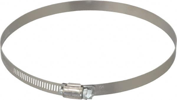 IDEAL TRIDON - SAE Size 104, 5 to 7" Diam, Stainless Steel Worm Drive Clamp - 1/2" Wide, Material Grade 201, Series 611 - A1 Tooling