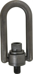 American Drill Bushing - 2,200 kgs. Load Capacity, 88.9 mm Wide x 174.6 mm High x 98.4 mm Opening, Extra Duty Center Pull Hoist Ring - Exact Industrial Supply