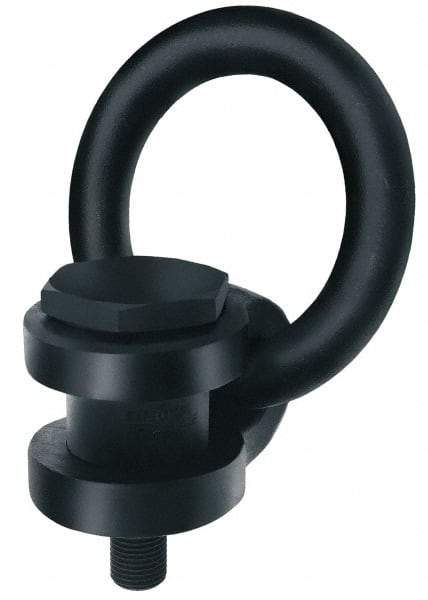 American Drill Bushing - 400 kg. Load Limit, Side Pull Hoist Ring - M8x1.25 Thread Size, 51 mm Diameter Ring - A1 Tooling