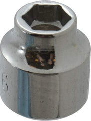 Proto - 5/16", 3/8" Drive, Standard Hand Socket - 6 Points, 3/4" OAL, Chrome Finish - A1 Tooling