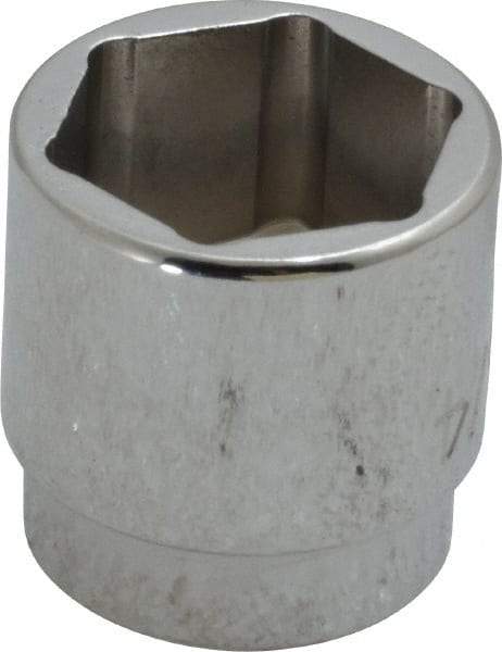 Proto - 3/4", 3/8" Drive, Standard Hand Socket - 6 Points, 15/16" OAL, Chrome Finish - A1 Tooling