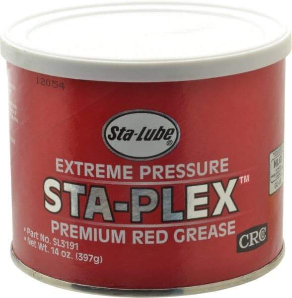 CRC - 14 oz Can Lithium Extreme Pressure Grease - Red, Extreme Pressure & Food Grade, 325°F Max Temp, NLGIG 2, - A1 Tooling