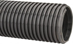 Kuriyama of America - 6" ID x 6.81" OD, 30 Max psi, 28 In. Hg, Dry Material Handling & Transfer Hose - Polyurethane, 12" Bend Radius, 100' Coil Length, Black - A1 Tooling