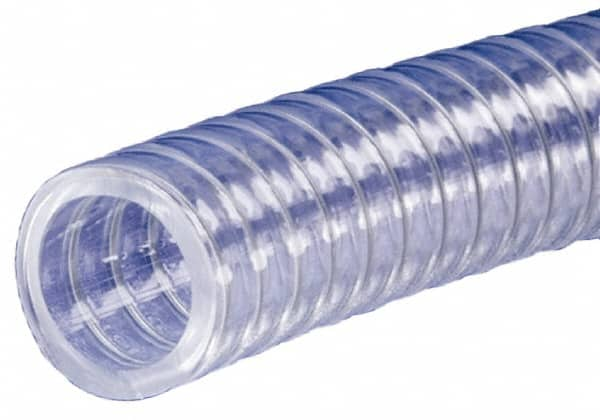 Kuriyama of America - 1/2" ID x 0.736" OD, 100' Long, PVC Tube - Clear, 100 Max psi - A1 Tooling