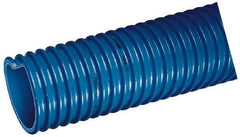 Kuriyama of America - 2-1/2" ID x 3.07" OD, 40 Max psi, Full In. Hg, Dry Material Handling & Transfer Hose - Polyurethane, 3" Bend Radius, 100' Coil Length, Black - A1 Tooling