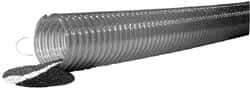 Kuriyama of America - 3" ID x 3.7" OD, 40 Max psi, Full In. Hg, Dry Material Handling & Transfer Hose - Polyurethane, 9" Bend Radius, 60' Coil Length, Clear - A1 Tooling