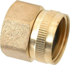 Cerro - 3/4 FPT & 3/4 FGHT Garden Hose Fitting - Brass, Female Hose to Female Pipe Swivel Connector - A1 Tooling