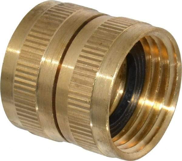 Cerro - 3/4 NH Garden Hose Fitting - Brass, Female Hose to Female Hose Swivel Connector - A1 Tooling