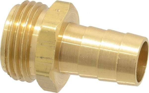 Dixon Valve & Coupling - 3/4 NH Garden Hose Fitting - Brass, Short Shank Male Connector - A1 Tooling