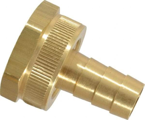 Dixon Valve & Coupling - 3/4 NH Garden Hose Fitting - Brass, Short Shank Female Swivel Connector - A1 Tooling