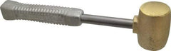 American Hammer - 5 Lb Head 2" Face Brass Head Hammer - 13-1/2" OAL, Aluminum Handle - A1 Tooling