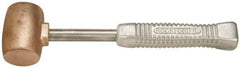 American Hammer - 5 Lb Head 2" Face Bronze Head Hammer - 13-1/2" OAL, Aluminum Handle - A1 Tooling