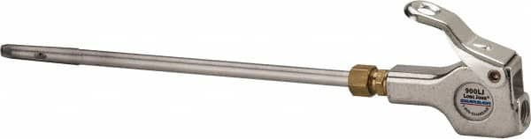 Guardair - 120 Max psi Safety Extension Tube Thumb Lever Blow Gun - 1/4 NPT, 48" Tube Length, Aluminum - A1 Tooling