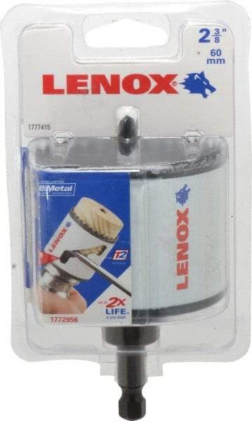 Lenox - 2-5/8" Diam, 1-1/2" Cutting Depth, Hole Saw - Bi-Metal Saw, Toothed Edge - A1 Tooling