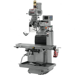 Jet - 54" Long x 12" Wide, 3 Phase Acu-Rite 200S CNC Milling Machine - Variable Speed Pulley Control, R8 Taper, 5 hp - A1 Tooling