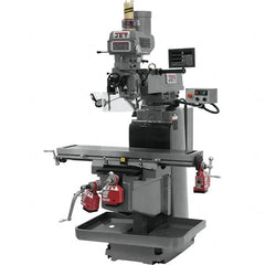 Jet - 54" Long x 12" Wide, 3 Phase Newall DP700 CNC Milling Machine - Variable Speed Pulley Control, NT40 Taper, 5 hp - A1 Tooling