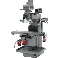 Jet - 54" Long x 12" Wide, 3 Phase Newall DP700 CNC Milling Machine - Variable Speed Pulley Control, NT40 Taper, 5 hp - A1 Tooling