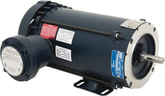 Leeson - 1 hp 1,800 Max RPM Explosion Proof Motor - 56C NEMA Frame, 230/460 Volts, 85.5% Efficiency at Full Load - A1 Tooling