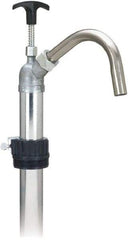 lumax - Water-Based Lubrication 0.17 Gal/Turn Flow Stainless Steel Lever Hand Pump - For 15 to 55 Gal Container - A1 Tooling