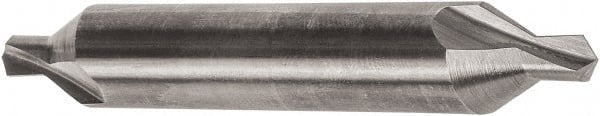 Precision Twist Drill - #0 Plain Cut 60° Incl Angle Solid Carbide Combo Drill & Countersink - A1 Tooling